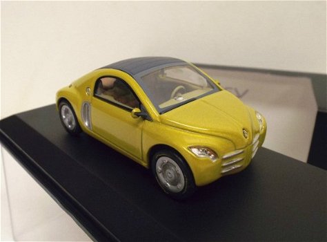 1:43 Norev 517997 Renault Fiftie concept car metallic-geel - 3