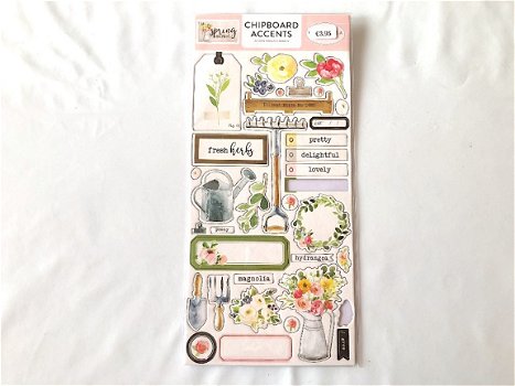 Meer dan 30 Chipboard Accents Spring Market (Cartabella) - 1