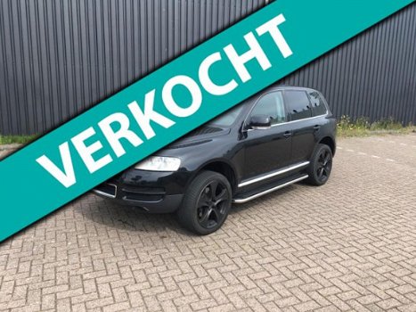 Volkswagen Touareg - 5.0 V10 TDI COGNAC LEDER / LUCHTVERING / 20 INCH VELGEN / TV / FULL OPTIONS - 1