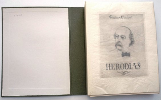 Hériodas (1 van 20 ex.) Flaubert Courbouleix met orig. ill. - 3