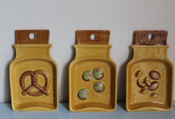 Serveerschaaltjes snacks - vintage - nr. 1
