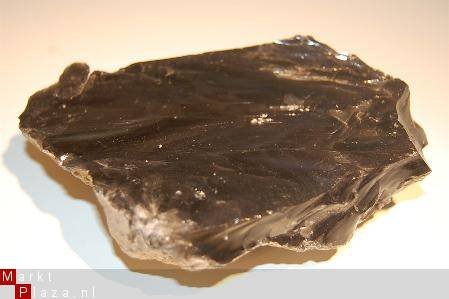 #3 Obsidiaan Vulkanisch Glas - 1