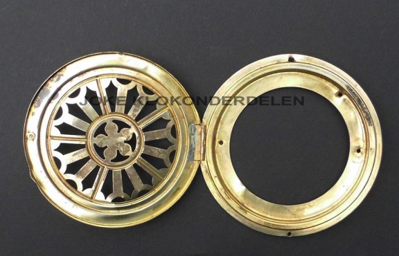 === Achter deur pendule = koper = oud === 36944 - Afbeelding 3