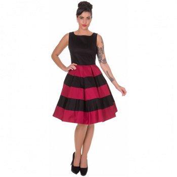 Dolly and Dotty, Anna Rockabilly Dress. Vintage jurk met cirkelrok. - 1