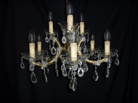 9 lamps Maria Theresia kroonluchter laag model - 2