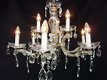 9 lamps Maria Theresia kroonluchter verdeeld over 2 etages - 2 - Thumbnail