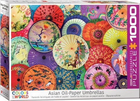 Eurographics - Asian Oil-Paper Umbrellas - 1000 Stukjes Nieuw - 2