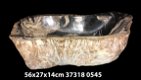 wastafels van versteend hout fossiel sink of petrified wood - 6 - Thumbnail