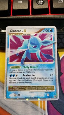 Glaceon Lv X  98/100  Ultra Rare D & P Majestic Dawn  gebruikt 2