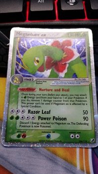 Meganium ex 106/115 Ex Unseen Forces gebruikt nr2 - 1