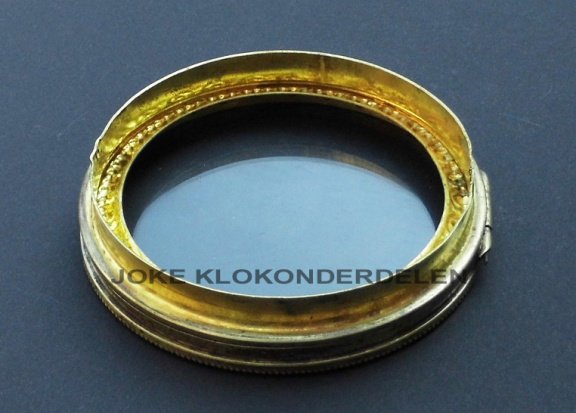 === Pendule deur = geslepen glas = oud = 37581 - Afbeelding 3