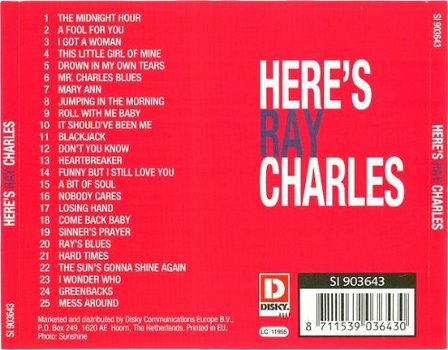 CD - Here's Ray Charles - 1