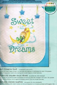 SALE DIMENSIONS Borduurpakket SWEET DREAMS , QUILT - 1