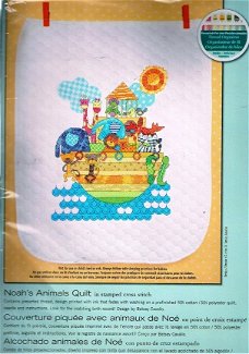 SALE DIMENSIONS Borduurpakket  NOAH's ANIMALS , QUILT