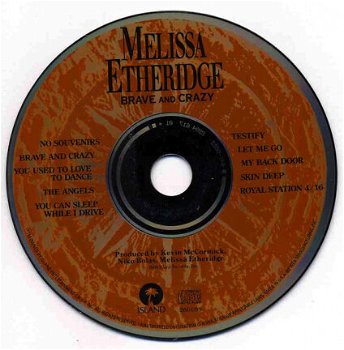 CD - Melissa Etheridge - Brave and crazy - 1