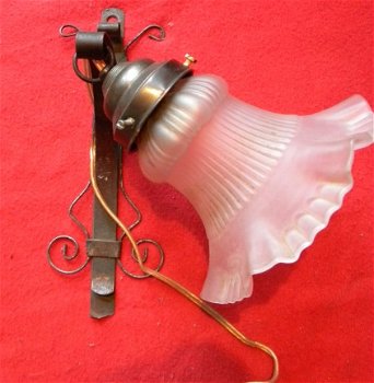 Antieke wandlamp ca 1935 no 890. - 3