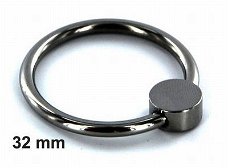 Eikelring met Schijf, 32 mm