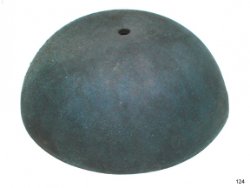 Bronzen comtoise bel, Ø ca. 12 cm, ref: art.nr. 124.