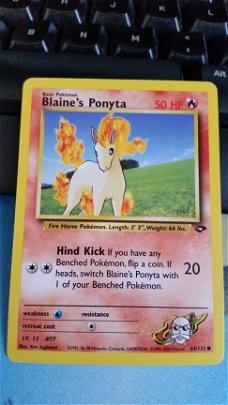 Blaine's Ponyta 64/132 Gym Challenge