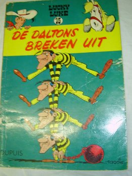 Lucky Luke: De Daltons breken uit. 1e druk 1960. - 1