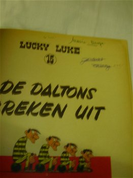 Lucky Luke: De Daltons breken uit. 1e druk 1960. - 5