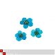 Gedroogde Droog bloemen BLUE dried flower gel acryl nail art - 1 - Thumbnail