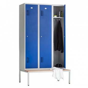 Zitbank garderobekast 120cm Breed - 1