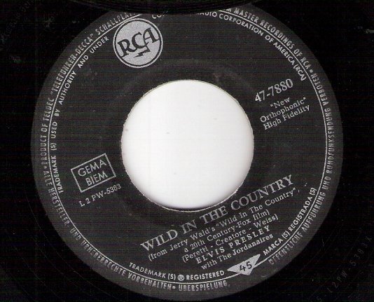 Elvis Presley - I Feel So Bad & Wild In The Country -1961 - nr. 1