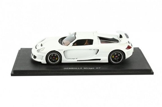 1:43 Spark S0722 Gemballa Mirage Porsche Carrera GT white 1v1000st - 3