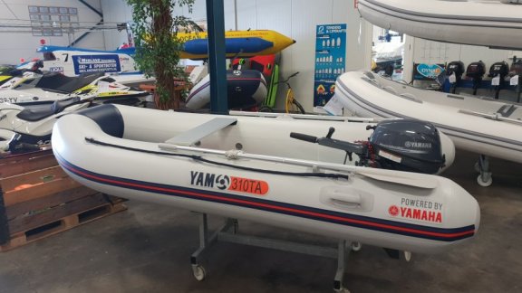 AANBIEDING! Nieuwe YAM 310TA Alu RIB met nieuwe Yamaha F9.9 - 2