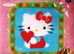 AANBIEDING HELLO KITTY KNOOPPAKKET( SMYRNA) KLEEDJE , HELLO MET HARTJE - 1 - Thumbnail