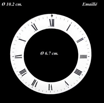 = Cijferring = Franse pendule = emaillé = 34808 - 0