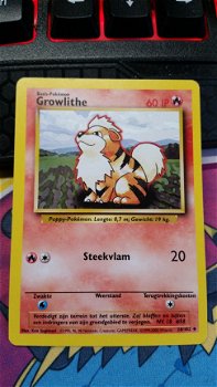 Growlithe 28/102 Base Gebruikt IP - 1