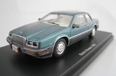 1:43 BoS-Models 43280 1988 Buick Riviera 88 metallic blauw-grijs