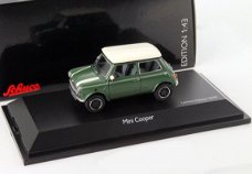 1:43 Schuco 02517 Mini Cooper 1985 Almond green