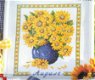 borduurpatroon 351 vaas met zonnebloemen - 1 - Thumbnail