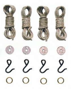 16-delige Comtoise restauratie-set, incl. orig.antieke franse munten