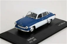 1:43 Whitebox WB125 Wartburg 312 blauw-wit 1965