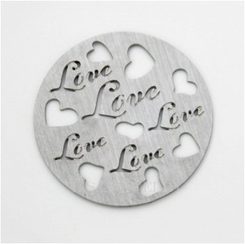 Window plate, Love/Heart - 1