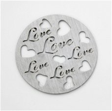 Window plate, Love/Heart