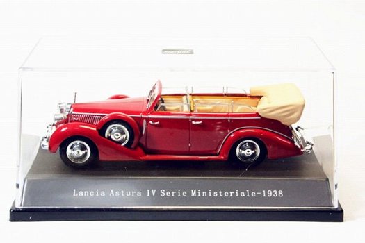 1:43 Starline 570114 Lancia Astura IV Serie Ministeriale cabrio 1938 red - 4