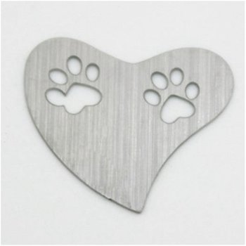 Window plate, Pootje Hond/Kat - 1