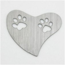 Window plate, Pootje Hond/Kat