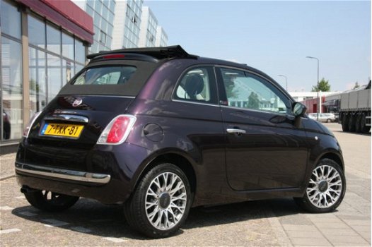 Fiat 500 C - Cabrio 0.9 Twinair Turbo Lounge Purple Metal - 1