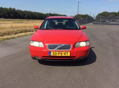 Volvo V70 - 2.4 Bi-Fuel Edition II ZWART LEER NAP NIVEAU REGELING - 1