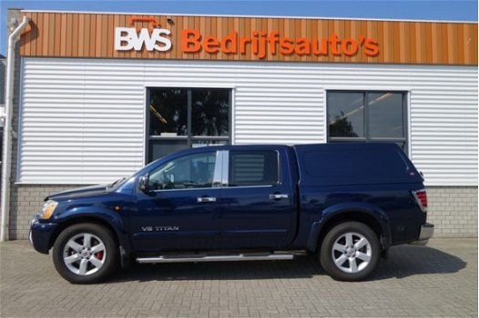 Nissan Titan - LE grijs kenteken / lease € 712 / V8 317pk / LPG / dubbel cabine / 3500kg trekgewicht - 1