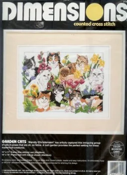 DIMENSIONS ZELDZAAM BORDUURPAKKET GARDEN CATS - 1