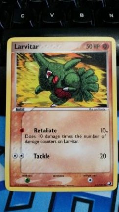Larvitar 61/115 Ex Unseen Forces - nr. 1