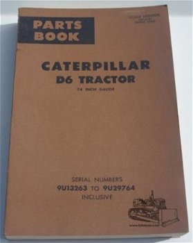 Caterpillar D4 / D6 / D7 / D8 / D9 / DW15 / DW20 boeken - 3