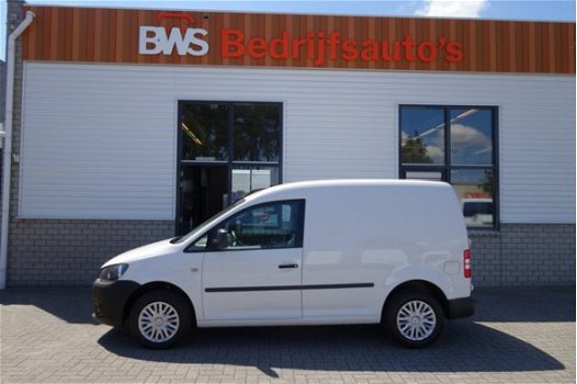 Volkswagen Caddy - 1.6 TDI / lease € 128 / airco / schuifdeur / achterdeuren / half leer / 120.534 k - 1